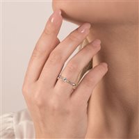 Ringe Idee Preziose dal 1987 Dame in Weißgold Diamante 0.12 Ct IP.AK18B/14D - IP.AK18B/14D